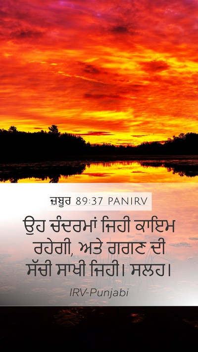 ਜ਼ਬੂਰ 89:37 PANIRV Bible Verse Image