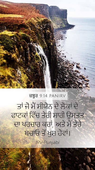 ਜ਼ਬੂਰ 9:14 PANIRV Bible Verse Image