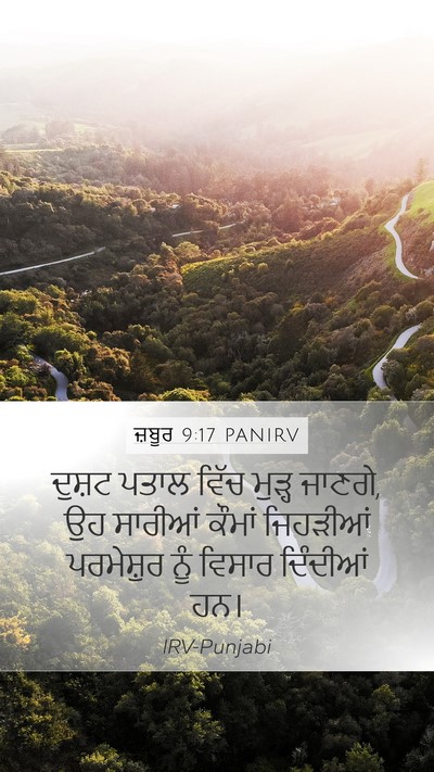 ਜ਼ਬੂਰ 9:17 PANIRV Bible Verse Image