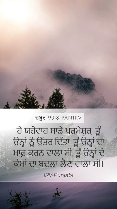ਜ਼ਬੂਰ 99:8 PANIRV Bible Verse Image