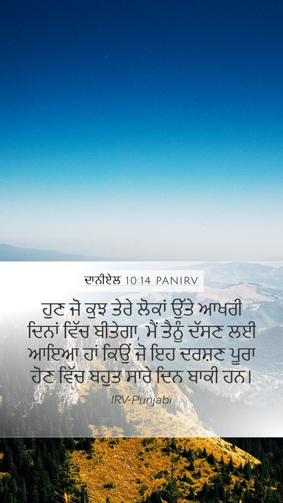ਦਾਨੀਏਲ 10:14 PANIRV Bible Verse Image