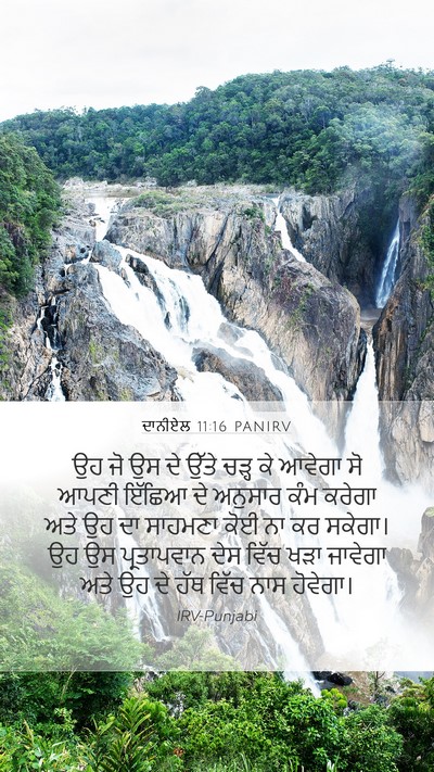 ਦਾਨੀਏਲ 11:16 PANIRV Bible Verse Image