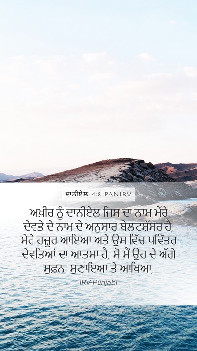 ਦਾਨੀਏਲ 4:8 PANIRV Bible Verse Image