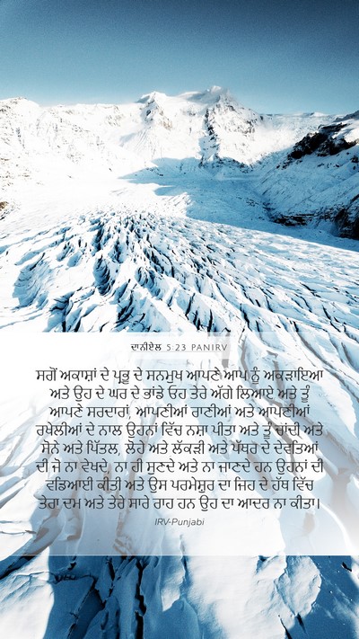 ਦਾਨੀਏਲ 5:23 PANIRV Bible Verse Image