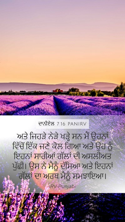ਦਾਨੀਏਲ 7:16 PANIRV Bible Verse Image