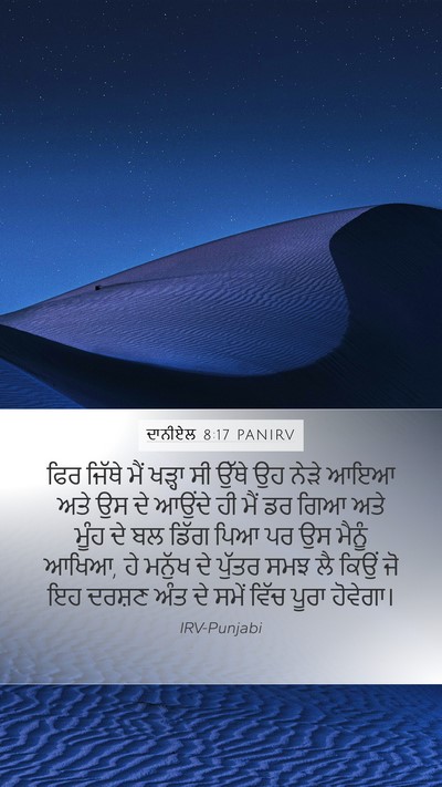 ਦਾਨੀਏਲ 8:17 PANIRV Bible Verse Image