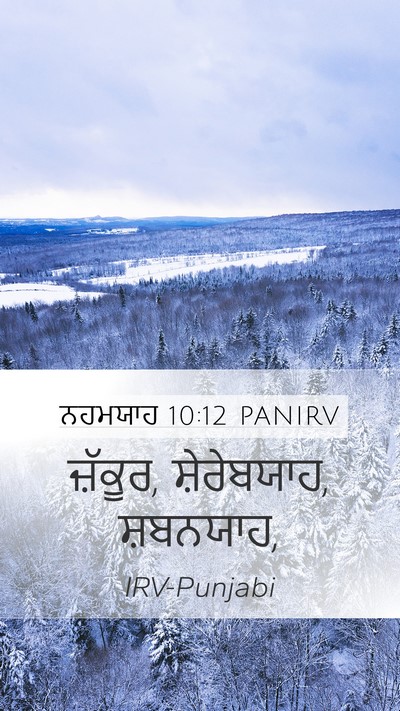 ਨਹਮਯਾਹ 10:12 PANIRV Bible Verse Image