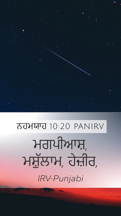 ਨਹਮਯਾਹ 10:20 PANIRV Bible Verse Image
