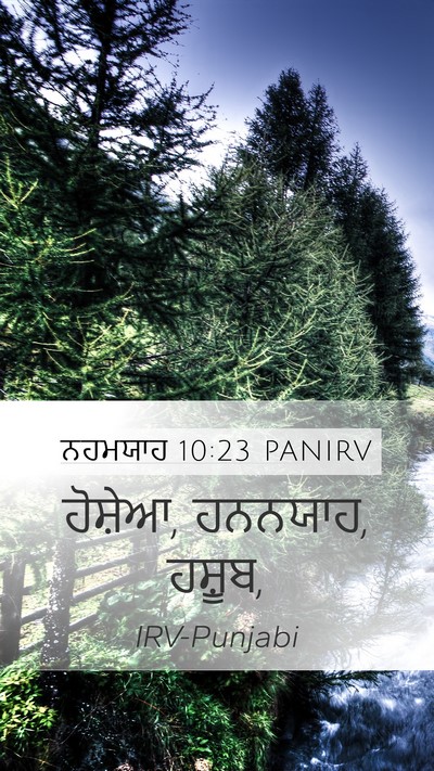 ਨਹਮਯਾਹ 10:23 PANIRV Bible Verse Image