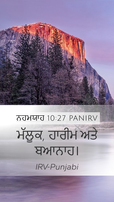 ਨਹਮਯਾਹ 10:27 PANIRV Mobile Phone Wallpaper - ਮੱਲੂਕ, ਹਾਰੀਮ ਅਤੇ - Mobile Bible Verse Wallpaper