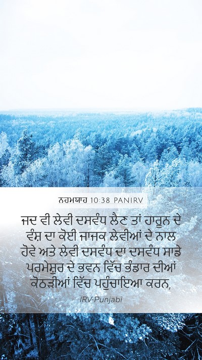 ਨਹਮਯਾਹ 10:38 PANIRV Bible Verse Image
