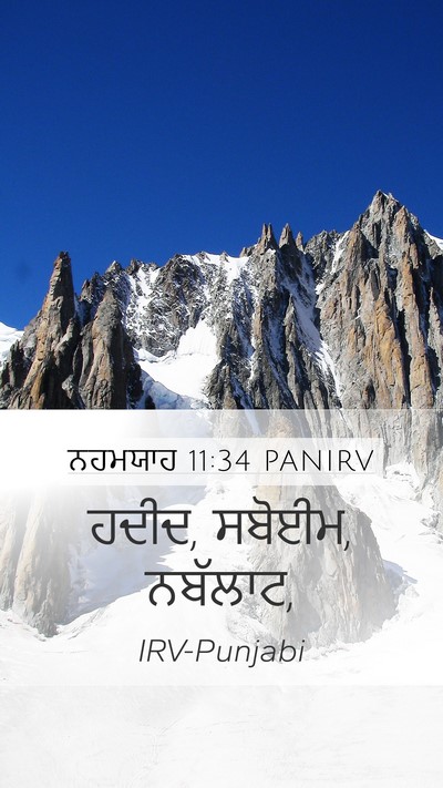 ਨਹਮਯਾਹ 11:34 PANIRV Bible Verse Image