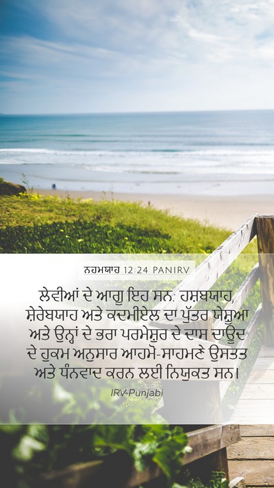 ਨਹਮਯਾਹ 12:24 PANIRV Bible Verse Image