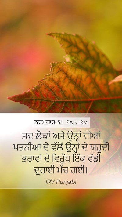 ਨਹਮਯਾਹ 5:1 PANIRV Bible Verse Image
