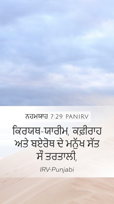 ਨਹਮਯਾਹ 7:29 PANIRV Bible Verse Image