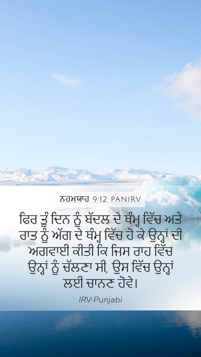 ਨਹਮਯਾਹ 9:12 PANIRV Bible Verse Image
