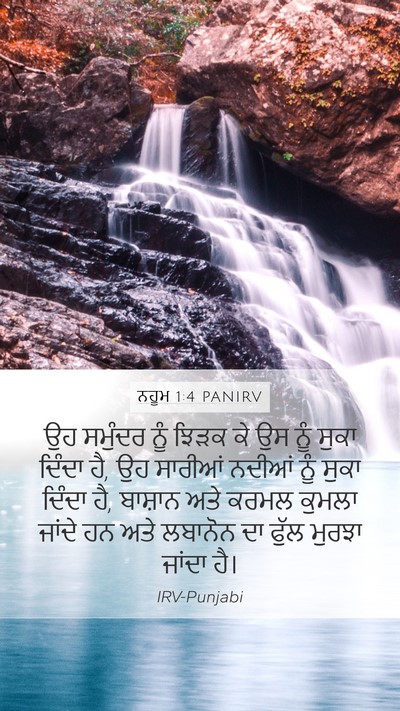 ਨਹੂਮ 1:4 PANIRV Bible Verse Image