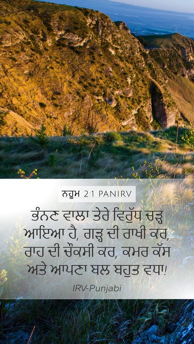 ਨਹੂਮ 2:1 PANIRV Bible Verse Image