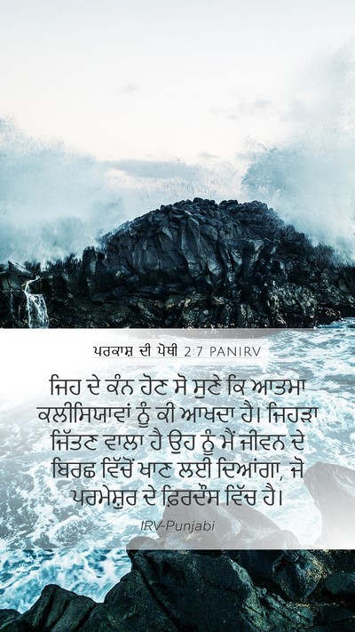 ਪਰਕਾਸ਼ ਦੀ ਪੋਥੀ 2:7 PANIRV Bible Verse Image