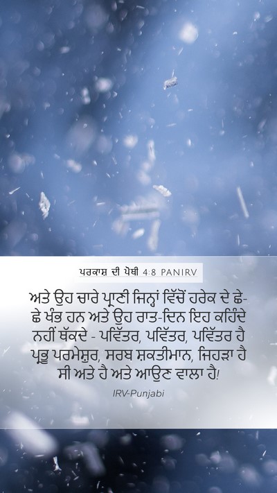 ਪਰਕਾਸ਼ ਦੀ ਪੋਥੀ 4:8 PANIRV Bible Verse Image