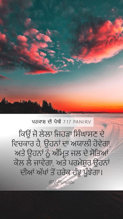 ਪਰਕਾਸ਼ ਦੀ ਪੋਥੀ 7:17 PANIRV Bible Verse Image