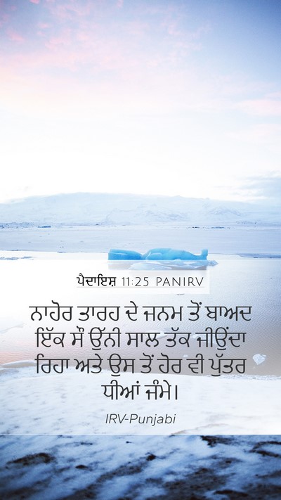 ਪੈਦਾਇਸ਼ 11:25 PANIRV Bible Verse Image