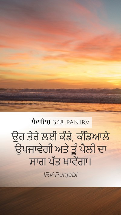 ਪੈਦਾਇਸ਼ 3:18 PANIRV Bible Verse Image