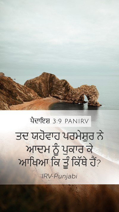 ਪੈਦਾਇਸ਼ 3:9 PANIRV Bible Verse Image