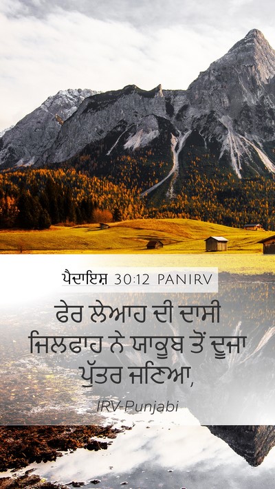 ਪੈਦਾਇਸ਼ 30:12 PANIRV Bible Verse Image