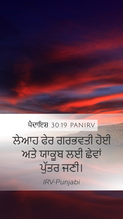 ਪੈਦਾਇਸ਼ 30:19 PANIRV Bible Verse Image