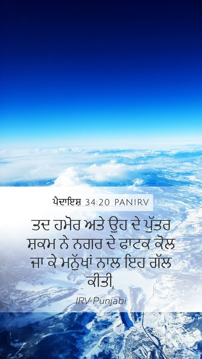 ਪੈਦਾਇਸ਼ 34:20 PANIRV Bible Verse Image