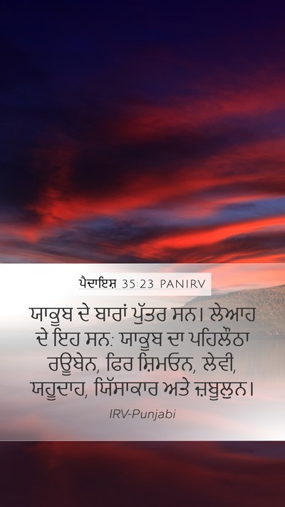 ਪੈਦਾਇਸ਼ 35:23 PANIRV Bible Verse Image