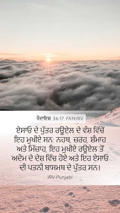 ਪੈਦਾਇਸ਼ 36:17 PANIRV Bible Verse Image