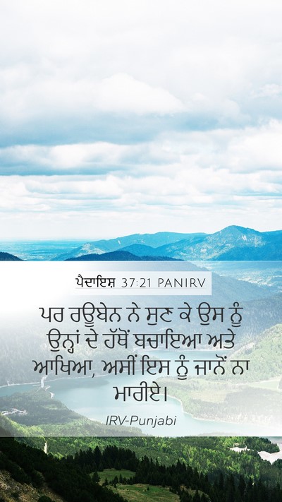 ਪੈਦਾਇਸ਼ 37:21 PANIRV Bible Verse Image
