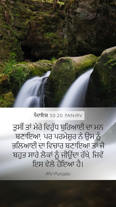ਪੈਦਾਇਸ਼ 50:20 PANIRV Bible Verse Image