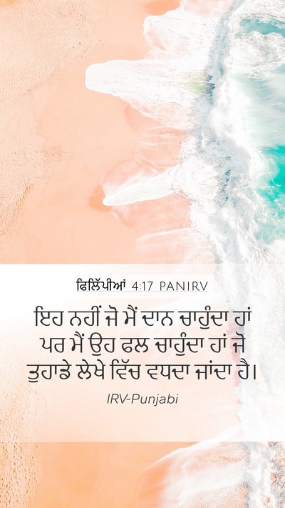 ਫਿਲਿੱਪੀਆਂ 4:17 PANIRV Bible Verse Image