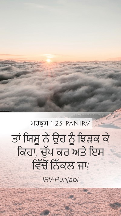 ਮਰਕੁਸ 1:25 PANIRV Bible Verse Image
