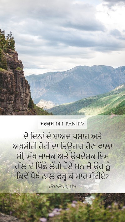 ਮਰਕੁਸ 14:1 PANIRV Bible Verse Image