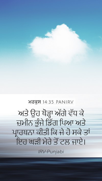 ਮਰਕੁਸ 14:35 PANIRV Bible Verse Image