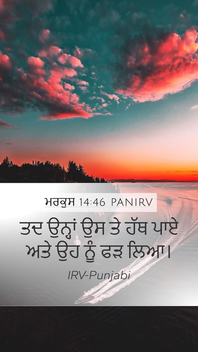 ਮਰਕੁਸ 14:46 PANIRV Bible Verse Image