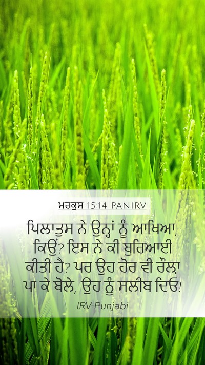 ਮਰਕੁਸ 15:14 PANIRV Bible Verse Image