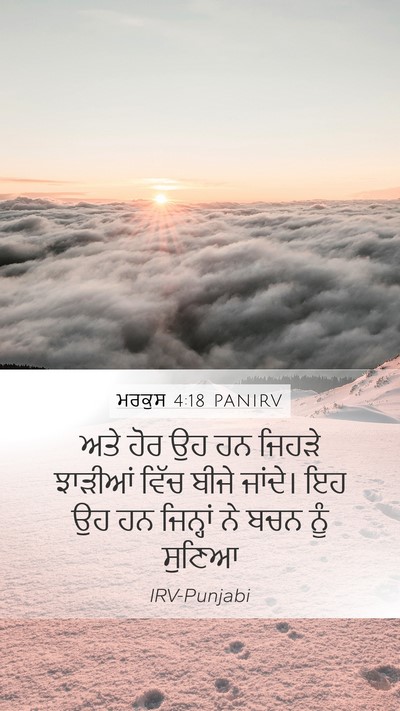 ਮਰਕੁਸ 4:18 PANIRV Bible Verse Image