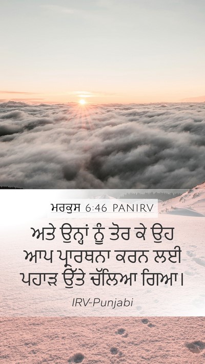 ਮਰਕੁਸ 6:46 PANIRV Bible Verse Image
