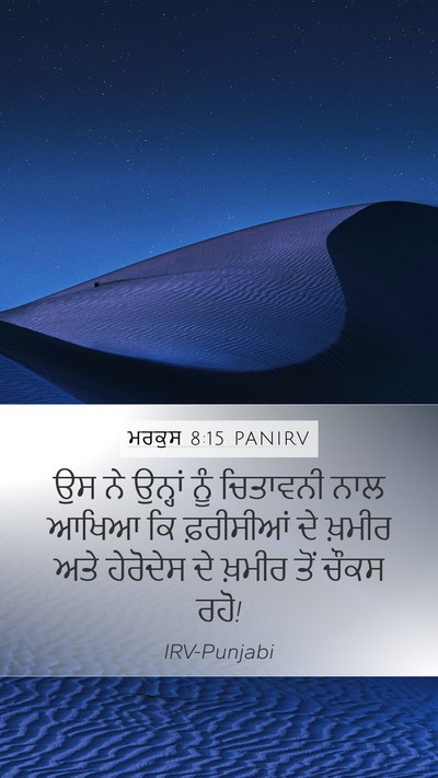 ਮਰਕੁਸ 8:15 PANIRV Bible Verse Image