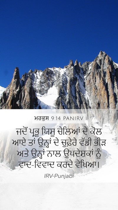 ਮਰਕੁਸ 9:14 PANIRV Bible Verse Image