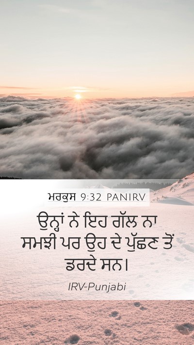 ਮਰਕੁਸ 9:32 PANIRV Bible Verse Image