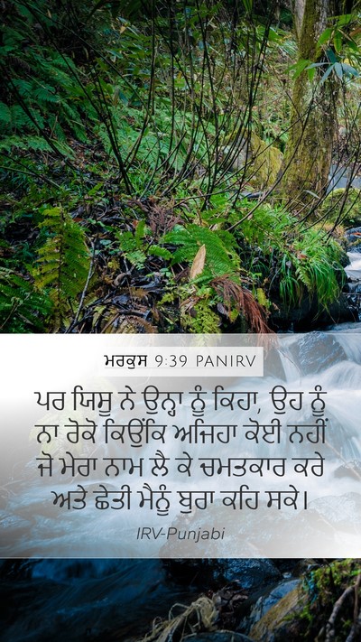ਮਰਕੁਸ 9:39 PANIRV Mobile Phone Wallpaper - ਪਰ ਯਿਸੂ ਨੇ ਉਨ੍ਹਾ - Mobile Bible Verse Wallpaper