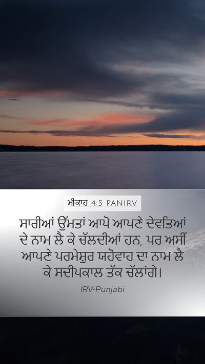 ਮੀਕਾਹ 4:5 PANIRV Bible Verse Image
