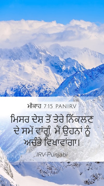 ਮੀਕਾਹ 7:15 PANIRV Bible Verse Image