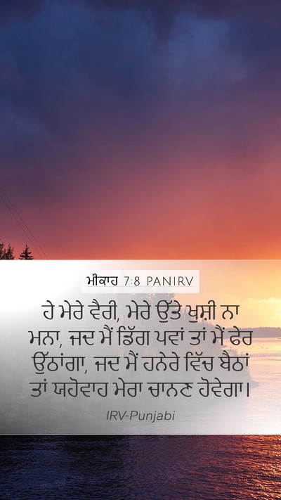 ਮੀਕਾਹ 7:8 PANIRV Bible Verse Image